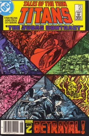 Tales of the Teen Titans 43 (Newsstand) published by DC with cover art by George Pérez