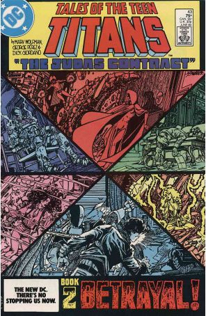 Tales of the Teen Titans 43 published by DC with cover art by George Pérez