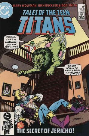 Tales of the Teen Titans 51 published by DC with cover art by George Pérez