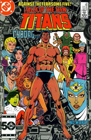 Tales of the Teen Titans 57 published by DC with cover art by Chuck Patton