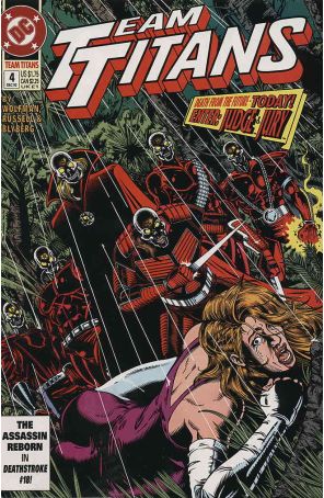 Team Titans 4 published by DC with cover art by Phil Jimenez
