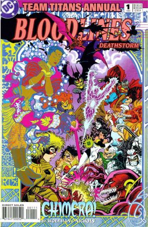 Team Titans Annual 1 published by DC with cover art by Art Nichols