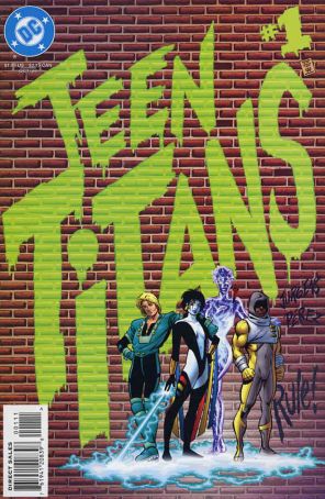 Teen Titans (2nd Series) 1 published by DC with cover art by Dan Jurgens