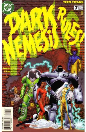 Teen Titans (2nd Series) 7 published by DC with cover art by Dan Jurgens