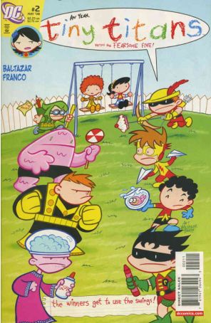 Tiny Titans 2 published by DC with cover art by Art Baltazar
