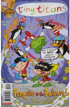 Tiny Titans 3 published by DC with cover art by Art Baltazar