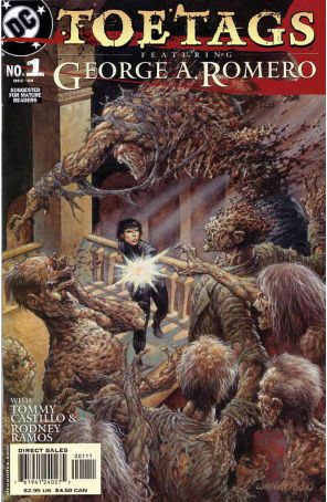 Toe Tags Featuring George Romero 1 published by DC with cover art by Bernie Wrightson