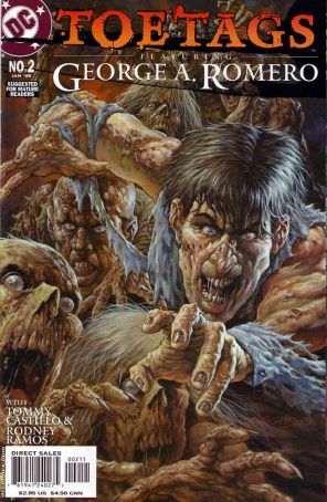 Toe Tags Featuring George Romero 2 published by DC with cover art by Bernie Wrightson