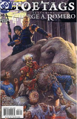 Toe Tags Featuring George Romero 3 published by DC with cover art by Bernie Wrightson