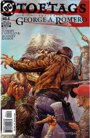 Toe Tags Featuring George Romero 4 published by DC with cover art by Bernie Wrightson