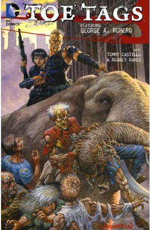 Toe Tags Featuring George Romero TPB 1 published by DC with cover art by Bernie Wrightson
