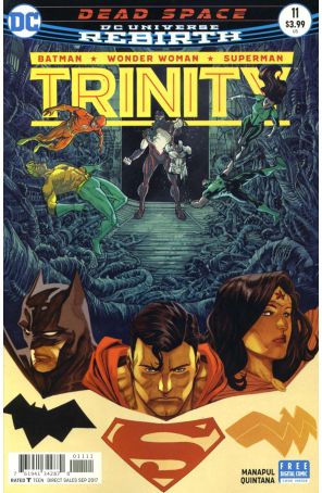 Trinity (2nd Series) 11 published by DC with cover art by Francis Manapul