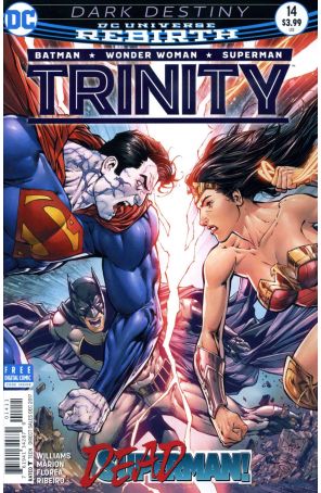 Trinity (2nd Series) 14 published by DC with cover art by Tony S. Daniel