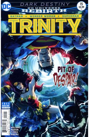 Trinity (2nd Series) 15 published by DC with cover art by Philip Tan