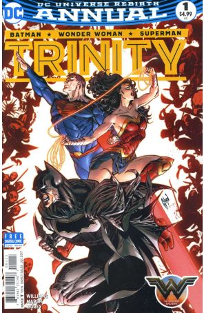 Trinity (2nd Series) Annual 1 published by DC with cover art by Guillem March