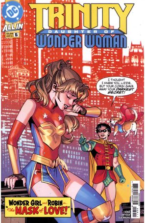 Trinity: Daughter of Wonder Woman 5A published by DC with cover art by Belén Ortega