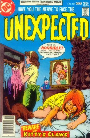 The Unexpected 181 published by DC with cover art by Luis Dominguez