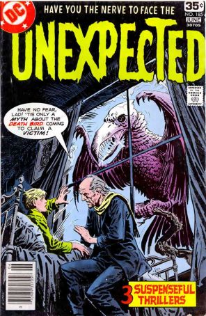 The Unexpected 185 published by DC with cover art by Luis Dominguez