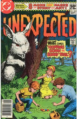 The Unexpected 202 published by DC with cover art by Luis Dominguez