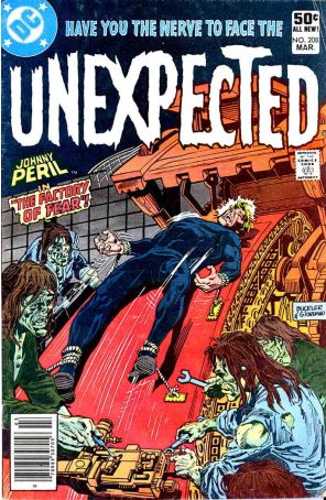 The Unexpected 208 (Newsstand) published by DC with cover art by Rich Buckler