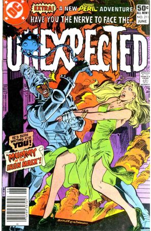 The Unexpected 211 (Newsstand) published by DC with cover art by Rich Buckler