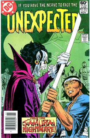 The Unexpected 216 (Newsstand) published by DC with cover art by Joe Kubert