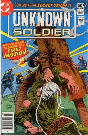 Unknown Soldier 249 (Newsstand) published by DC with cover art by Joe Kubert