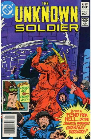 Unknown Soldier 261 (Newsstand) published by DC with cover art by Joe Kubert