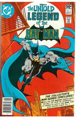 The Untold Legend of the Batman 3 published by DC with cover art by John Byrne and Dick Giordano