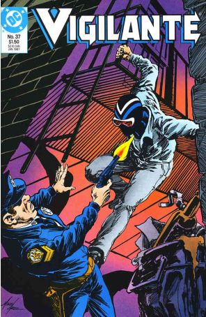 The Vigilante 37 published by DC with cover art by Mike Grell