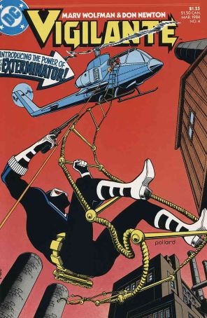 The Vigilante 4 published by DC with cover art by Keith Pollard