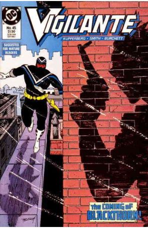 The Vigilante 45 published by DC with cover art by Tod Smith