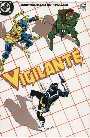 The Vigilante 5 published by DC with cover art by Ed Hannigan
