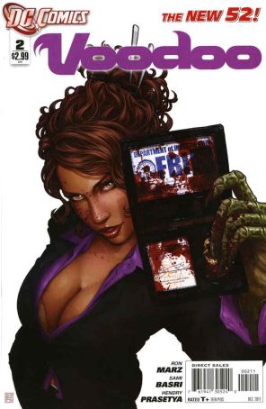 Voodoo (3rd Series) 2 published by DC with cover art by John Tyler Christopher