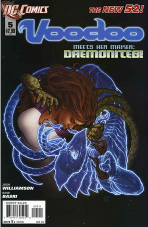 Voodoo (3rd Series) 5 published by DC with cover art by John Tyler Christopher