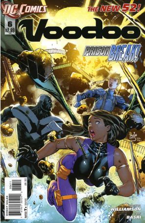 Voodoo (3rd Series) 6 published by DC with cover art by Paulo Siqueira