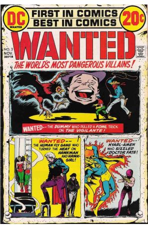 Wanted, the World's Most Dangerous Villains 3 published by DC with cover art by Nick Cardy