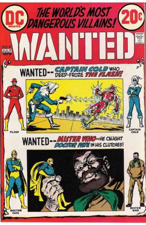 Wanted, the World's Most Dangerous Villains 8 published by DC with cover art by Nick Cardy