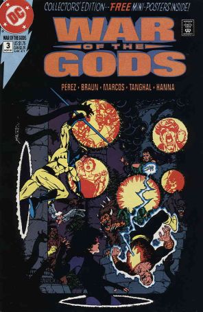 War of the Gods 3DM published by DC with cover art by George Pérez
