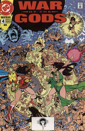 War of the Gods 4 published by DC with cover art by George Pérez