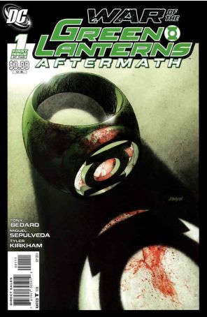 War of the Green Lanterns: Aftermath 1 published by DC with cover art by Dave Johnson