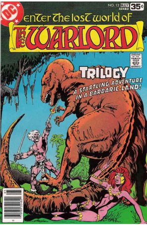 Warlord (DC) 12 published by DC with cover art by Mike Grell