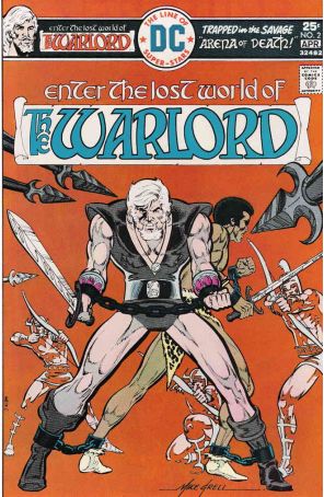 Warlord (DC) 2 published by DC with cover art by Mike Grell