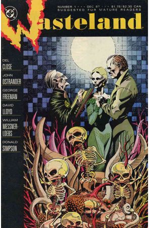 Wasteland 1 published by DC with cover art by George Freeman
