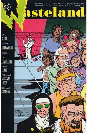 Wasteland 11 published by DC with cover art by William Messner-Loebs