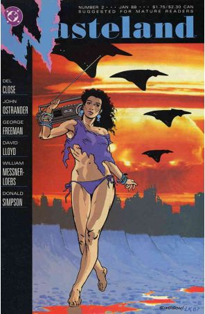 Wasteland 2 published by DC with cover art by Donald Simpson
