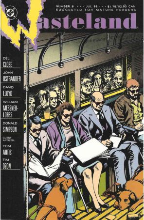 Wasteland 8 published by DC with cover art by David Lloyd