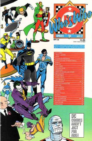Who's Who Update '88 2 published by DC with cover art by Ty Templeton