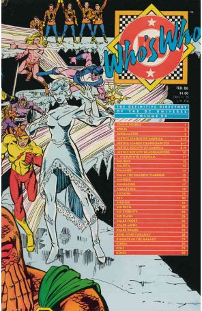 Who's Who: The Definitive Directory of the DC Universe 12 published by DC with cover art by Paris Cullins