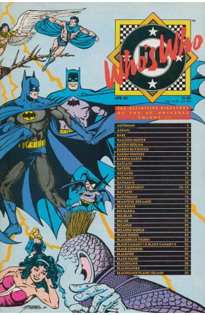 Who's Who: The Definitive Directory of the DC Universe 2 published by DC with cover art by George Pérez